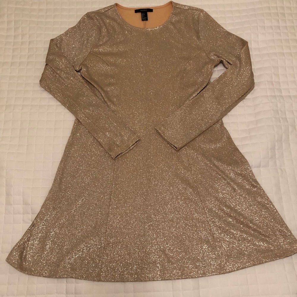 Pink w/ Silver Glitter Sparkle Dress!